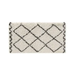 TAPIS RECTANGLE 60X110CM SAOURA BEIGE