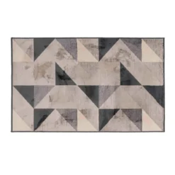 TAPIS RECTANGLE 68X110CM TISSE GRAPHIC