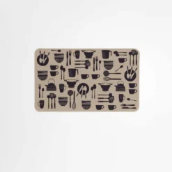 TAPIS RECTANGLE 45X75CM TISSE IMPRIME KITCHEN