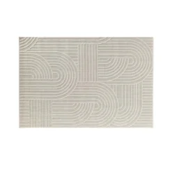 TAPIS RECTANGLE 160X230CM TISSE PLAT RELIEF EZIO