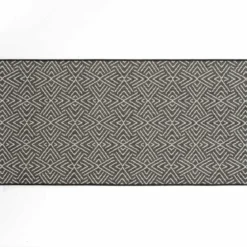 TAPIS RECTANGLE 80X150CM TISSE PLAT AZTEK