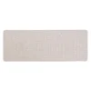 TAPIS RECTANGLE 45X120CM TISSE UNI SIMEO NATUREL