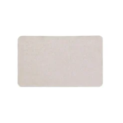 TAPIS RECTANGLE 45X75CM TISSE UNI SIMEO NATUREL