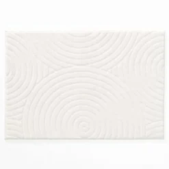TAPIS RECTANGLE 60X90CM UNI RELIEF LAZIO