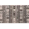 TAPIS RECTANGLE 68X110CM VISCOSE TISSEE SAKARI TAUPE