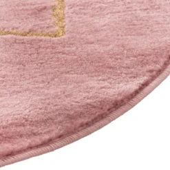 TAPIS ROND COURONNE LUREX D.80CM