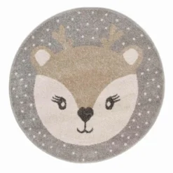 TAPIS ROND D.100CM FRISE BAMBI