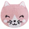 TAPIS ROND D.90CM POLYCOTON CHATON