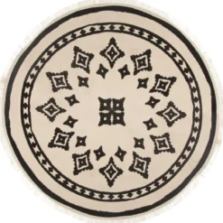 TAPIS ROND NOMADE D.90CM