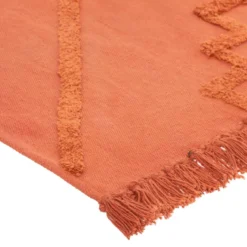 TAPIS TUFT INCA TERRACOTTA D.120X170CM