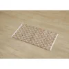 TAPIS VICENTE COTON JUTE 45X90CM NATUREL BEIGE