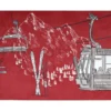 TAPIS VILLARD ROUGE 45X75