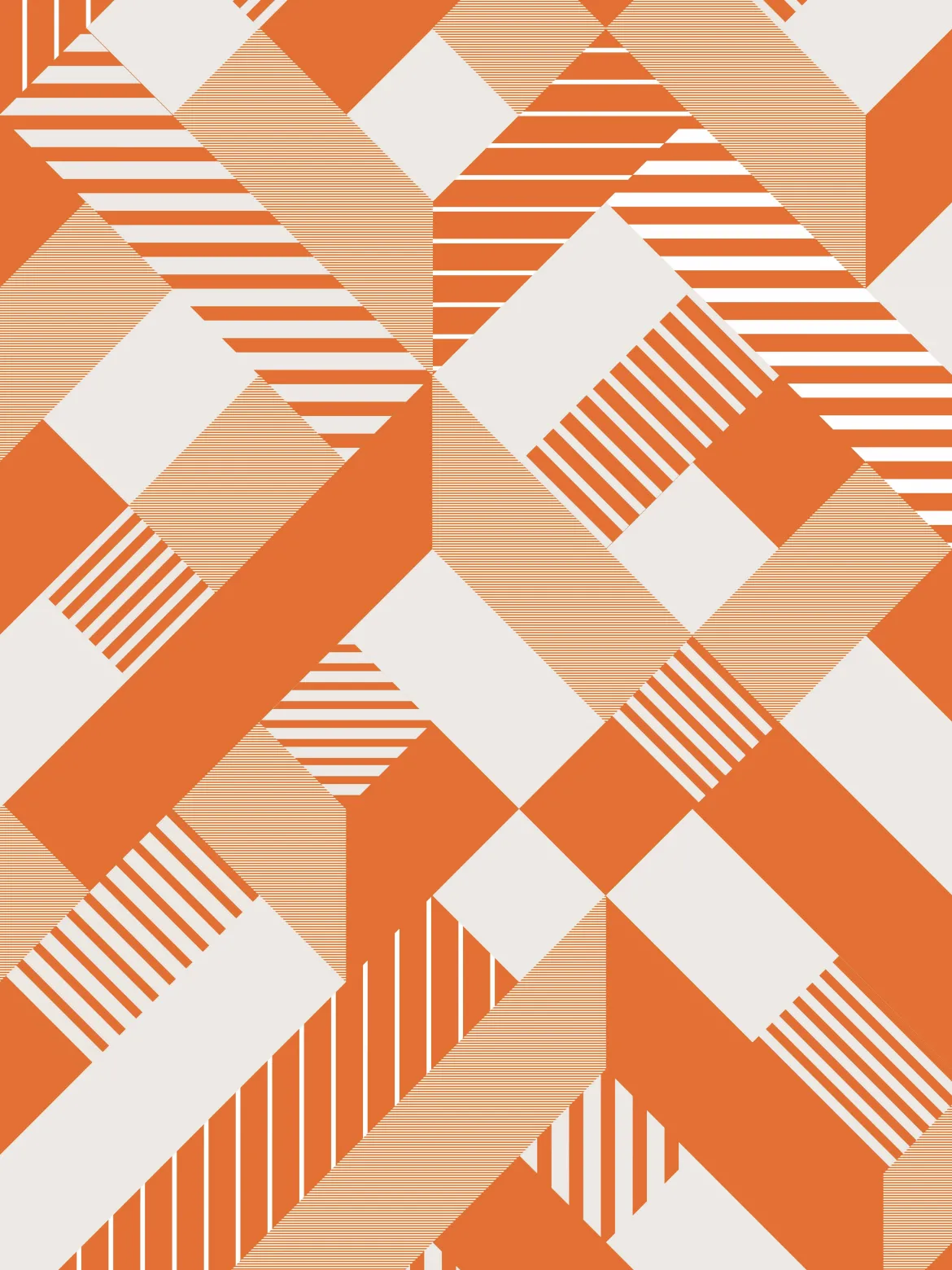 TAPIS 150X200CM FLORIS ORANGE