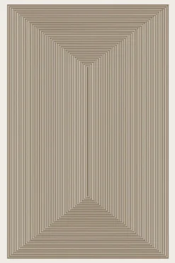 TAPIS 100X150CM KHALIS TAUPE
