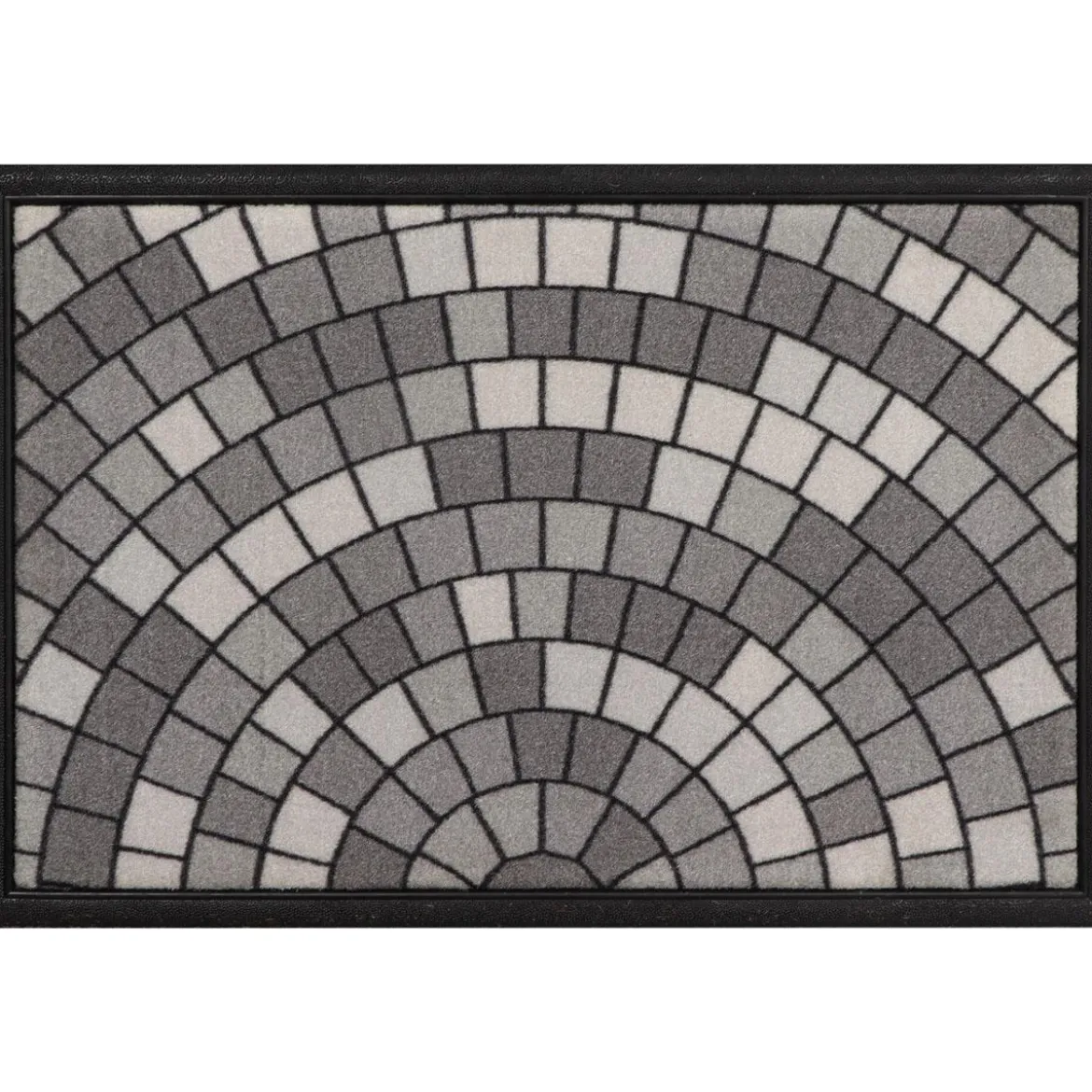 TAPIS 40X60CM NYLON CAOUTCHOUC MOSAIQUE