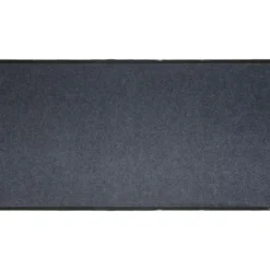 TAPIS 80X150CM POLYESTER GRIS CHINE BLANC