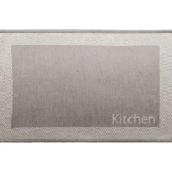TAPIS 50X80CM POLYESTER KITCHEN BEIGE