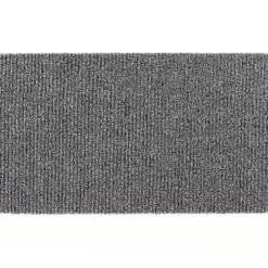 TAPIS 40X70CM PVC GRIS NOIR