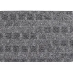 TAPIS ZOE 40X60CM POLYESTER LATEX GRIS