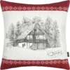 TARAN COUSSIN 50X50CM ROUGE
