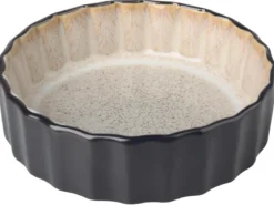 TARTELETTE PORCELAINE EMAIL REACTIF 12X12X3.5CM