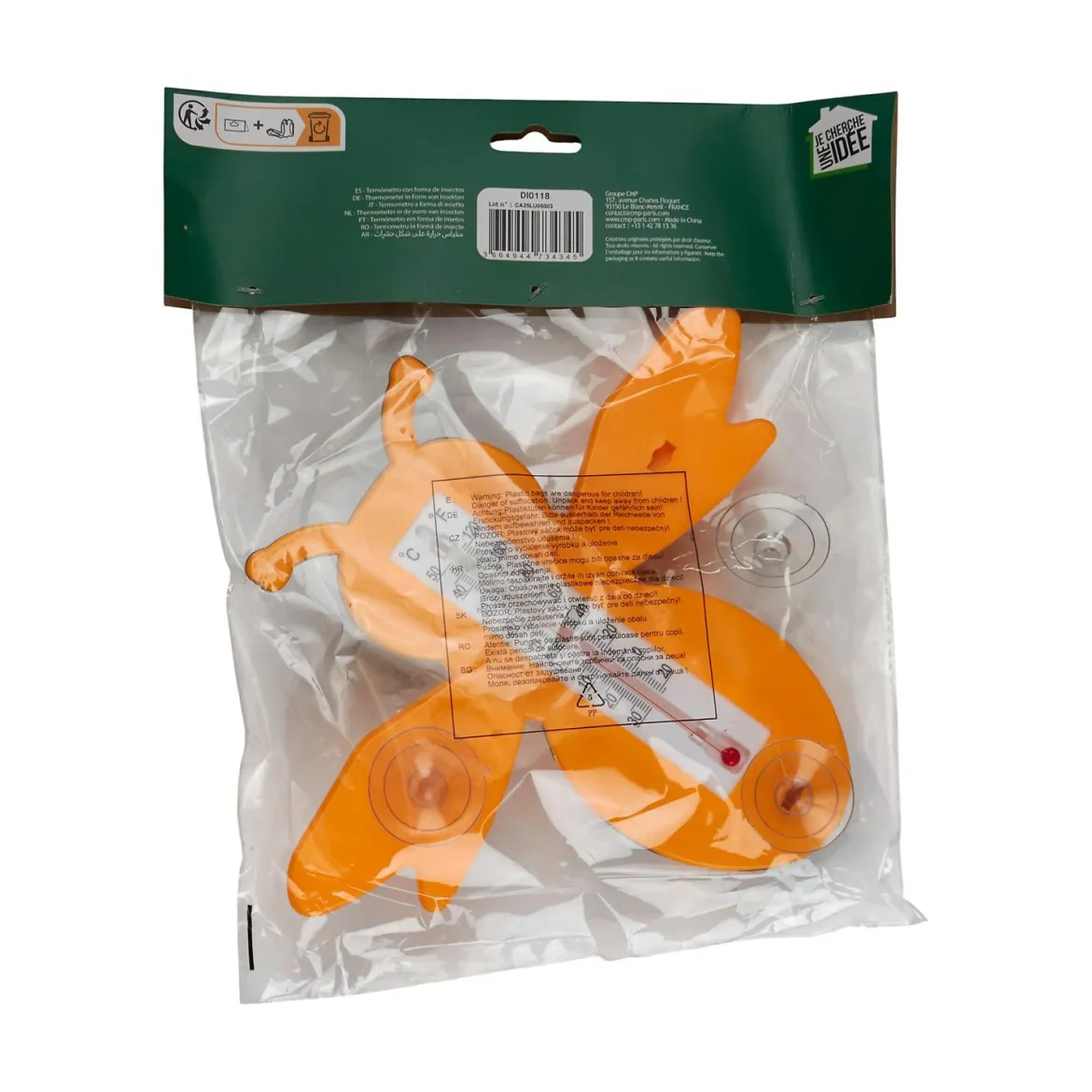 THERMOMETRE INSECTES 23CM