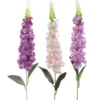 TIGE DELPHINIUM 28 FLEURS H.74CM ROSE