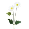 TIGE DE MARGUERITES X2 H.60CM BLANC