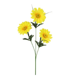 TIGE MARGUERITE H65CM JAUNE
