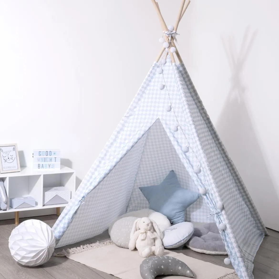 TIPI DECO BLEU H.160CM