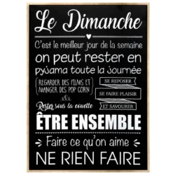 TOILE DIMANCHE D.50X70CM