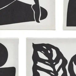 TOILE IMPRIMEE ABSTRAIT CYNTHIA X5 PIECES