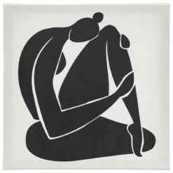 TOILE IMPRIMEE ABSTRAIT CYNTHIA X5 PIECES