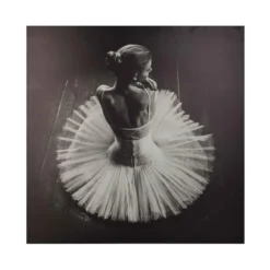 TOILE IMPRIMEE DANSEUSE 78X78CM