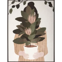 TOILE IMPRIMEE FEMME D.58X78CM
