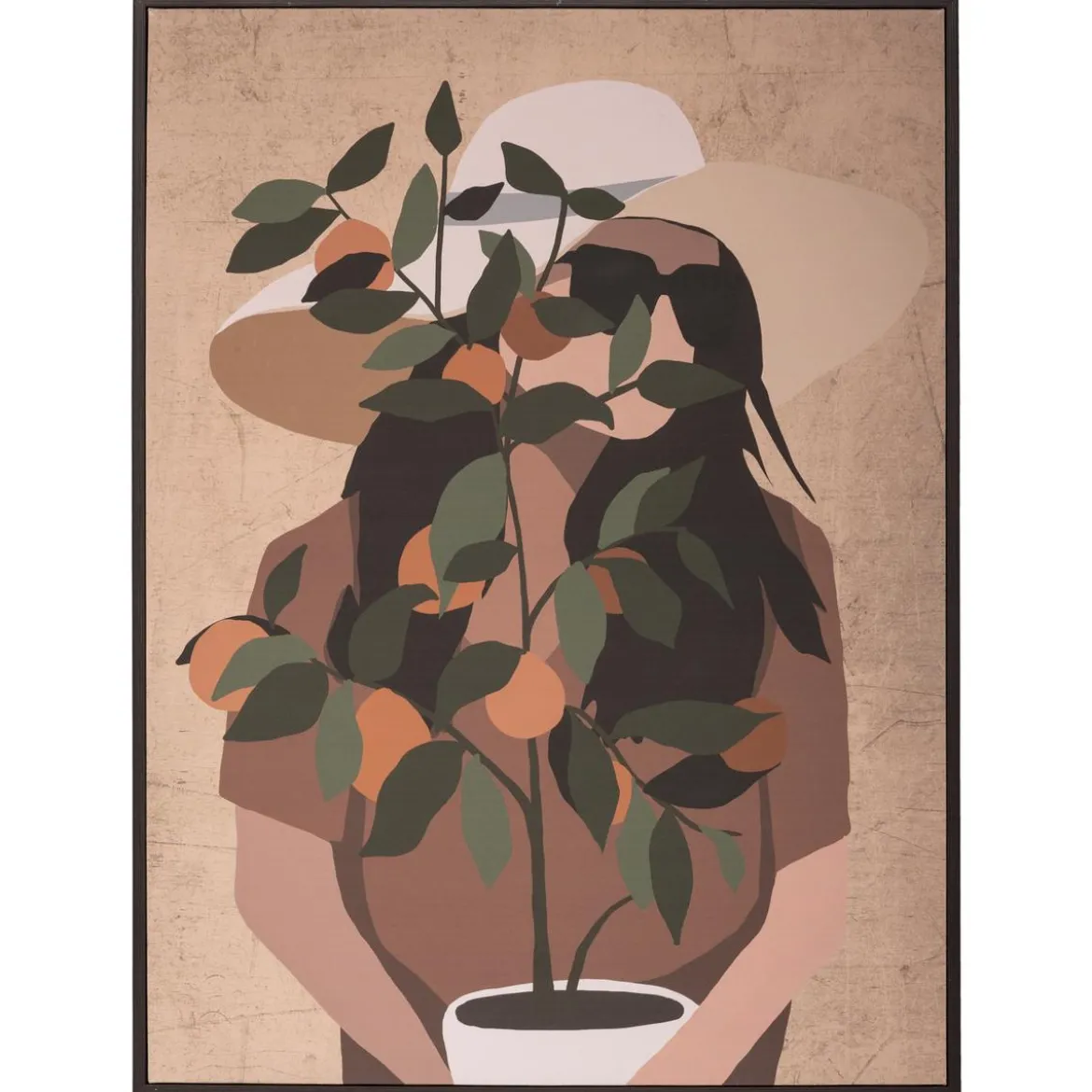TOILE IMPRIMEE FEMME D.58X78CM