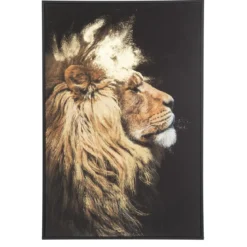 TOILE IMPRIMEE LION 60X90CM