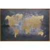 TOILE IMPRIMEE MONDE D.58X88CM