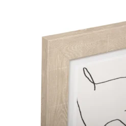 TOILE IMPRIME VISAGE CADRE 50X70CM