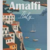 TOILE MURALE 40X50CM DECOR AMALFI