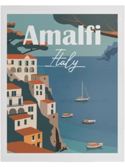 TOILE MURALE 40X50CM DECOR AMALFI
