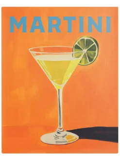 TOILE MURALE 40X50CM DECOR MARTINI