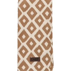 TORCHON CHEF LOSANGE 50X70CM COTON TAUPE