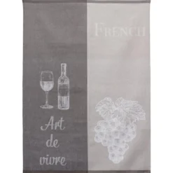 TORCHON JACQUARD 50X70CM COTON ST EMILION