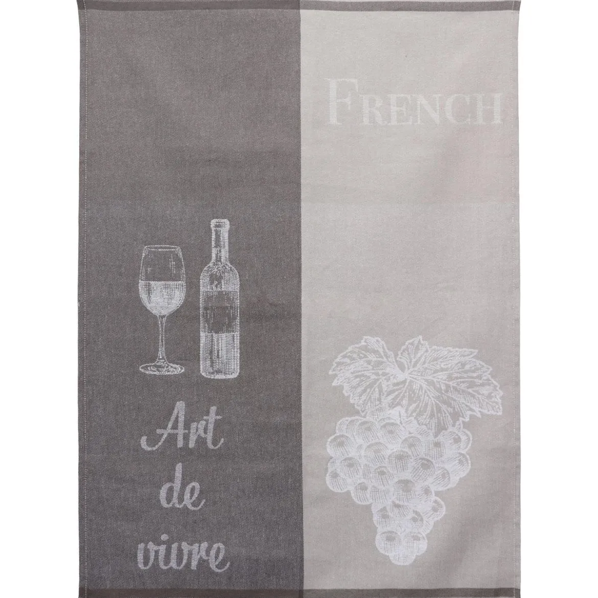 TORCHON JACQUARD 50X70CM COTON ST EMILION