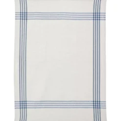 TORCHON OSCAR 50X70CM COTON POLYESTER BLEU