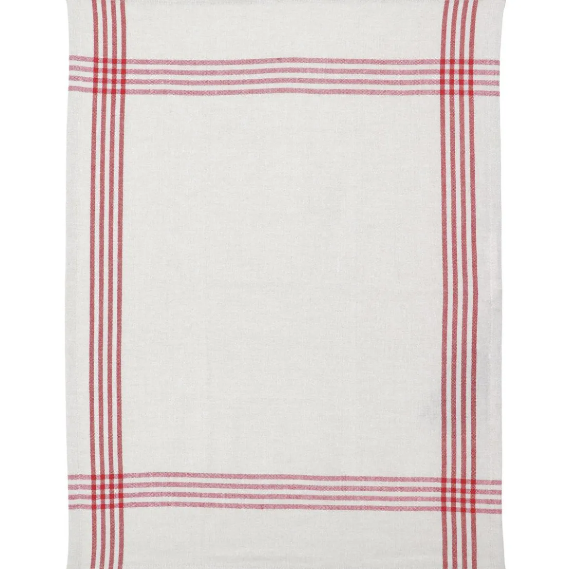 TORCHON OSCAR 50X70CM COTON POLYESTER ROUGE