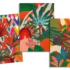 TORCHON SARABAN MULTICOLORE 50X70