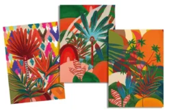 TORCHON SARABAN MULTICOLORE 50X70