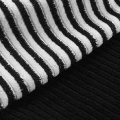 3 TORCHONS 40X40 CM MICROFIBRE CUISTOT NOIR 2 UNIS 1 RAYE